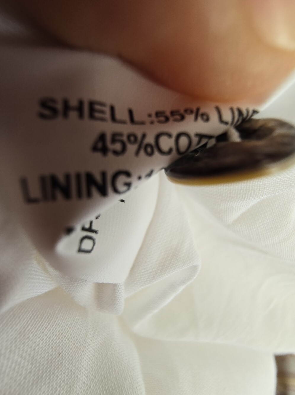 DISSH Flynn White Linen/Cotton Maxi Dress Sz 4 Vacation Costal Beach Cottagecore - Picture 9 of 13